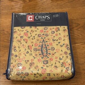 Chaps Home tan Floral Panels pair 84 inch